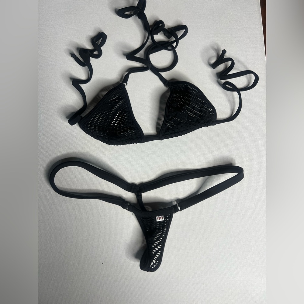 Wicked Weasel DISCONTINUED Wave mesh bikini